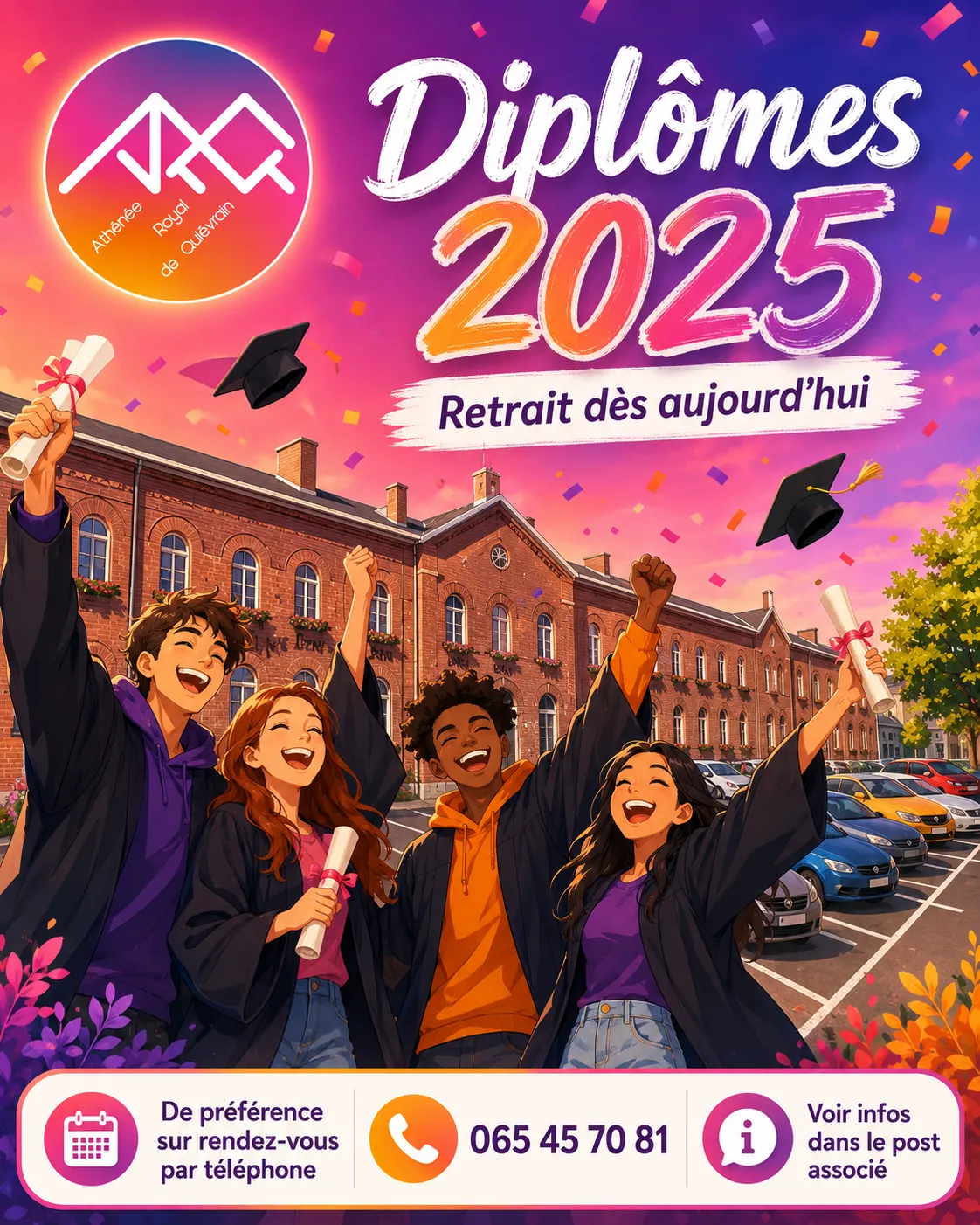 Avis à nos anciens élèves diplômés 2025 !